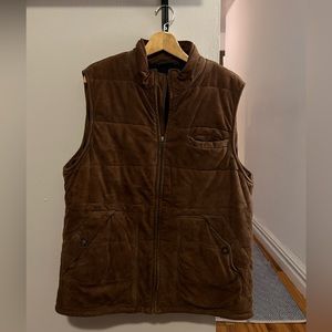 TASSO ELBA GENUINE SUEDE LEATHER VEST